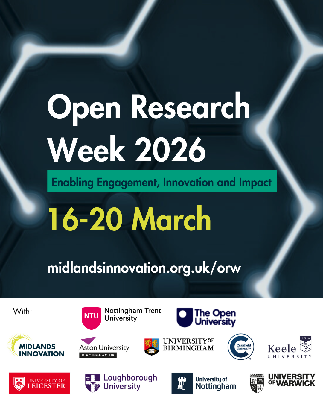 Open Research Week with link and 16-20 March dates